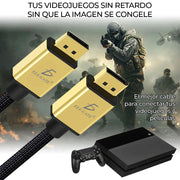 ELE-GATE Premium 4K HDMI-Kabel 3 m – 4K High-Speed, vergoldete Anschlüsse & robustes Geflecht für TV, Monitor & Gaming