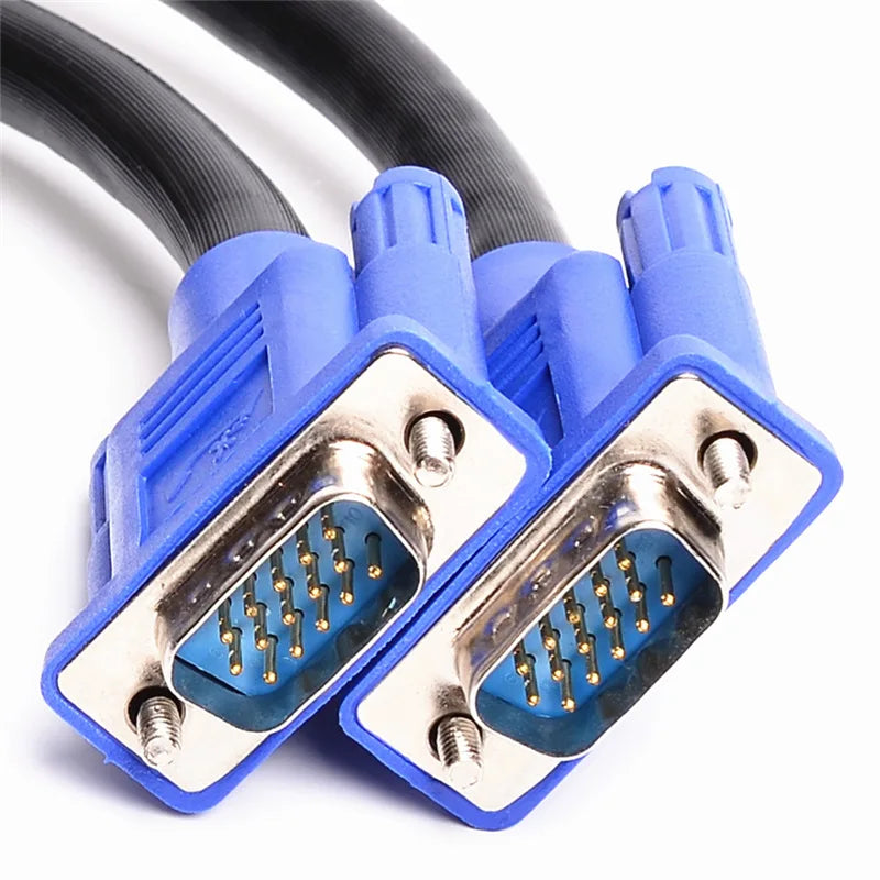 Premium VGA-Kabel 3 m – Vergoldete Stecker & robuste Abschirmung für PC, Laptop, Monitor, TV & Beamer