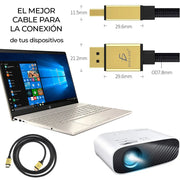 ELE-GATE Premium 4K HDMI-Kabel 3 m – 4K High-Speed, vergoldete Anschlüsse & robustes Geflecht für TV, Monitor & Gaming