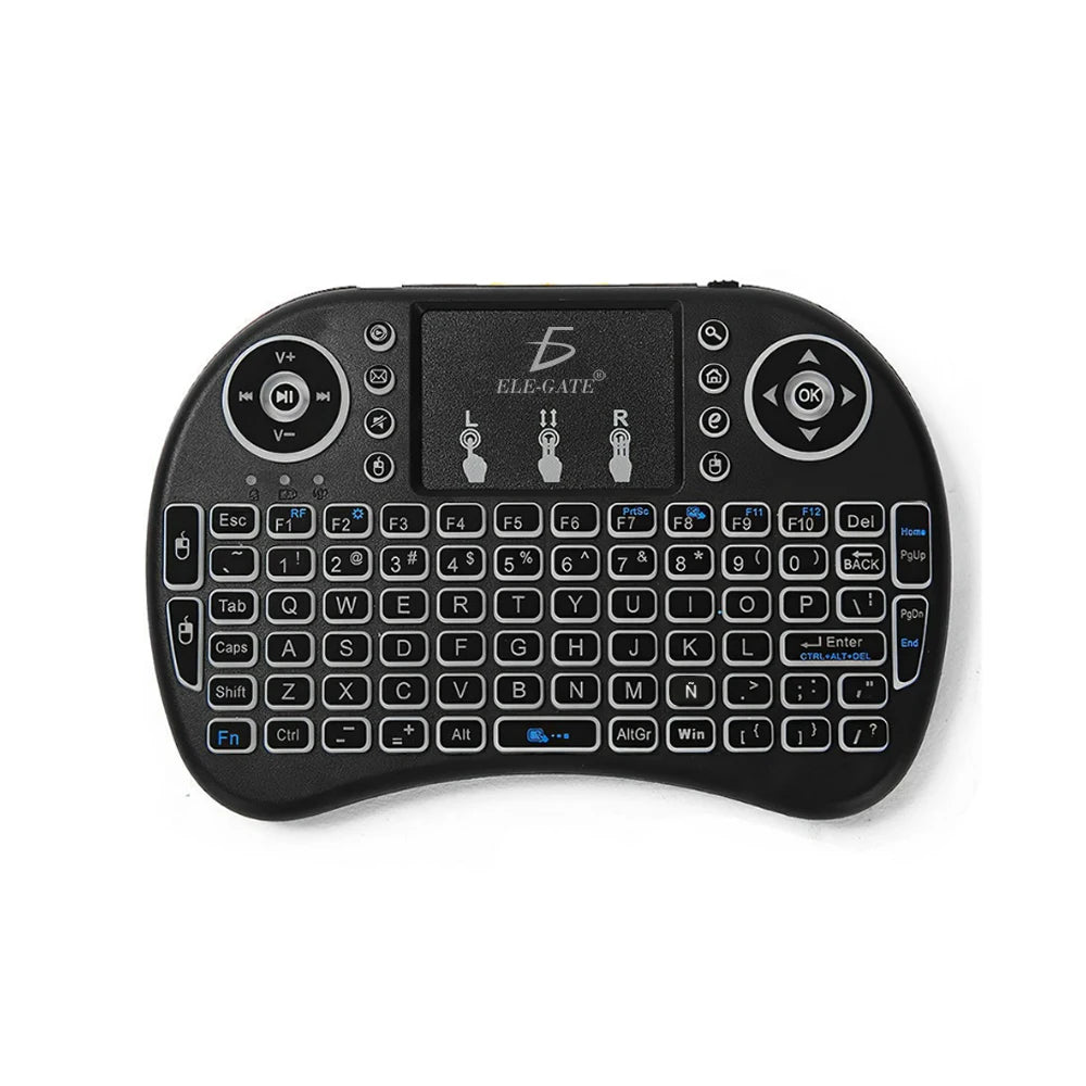Mini Wireless Keyboard mit Touchpad – für Smart TV, TV-Box, PC & Multimedia