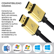 ELE-GATE Premium 4K HDMI-Kabel 3 m – 4K High-Speed, vergoldete Anschlüsse & robustes Geflecht für TV, Monitor & Gaming