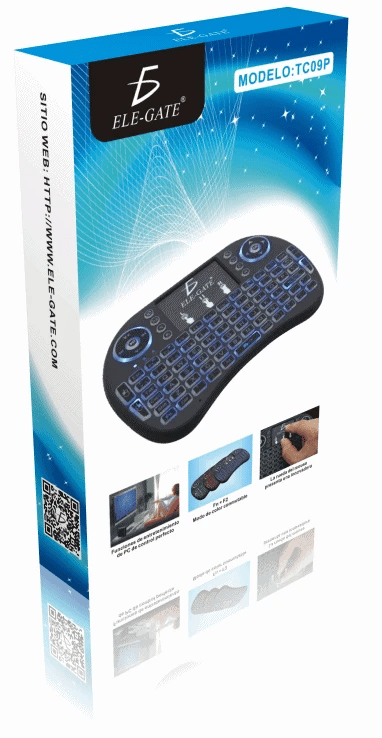 Mini Wireless Keyboard mit Touchpad – für Smart TV, TV-Box, PC & Multimedia