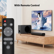KY-MINIE 2.1 Soundbar mit Subwoofer – 110W TV Soundsystem | 5,25" Bass | DSP | Kraftvoller Heimkino-Sound für TV, Gaming & Musik