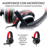 ELE-GATE Q6 USB Gaming Headset – Virtual 5.1 | Mikrofon | Lautstärkeregler