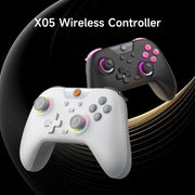 EasySMX X05 Pro Gaming Controller – Hall-Effekt Joysticks | RGB | Bluetooth & 2,4 GHz Wireless | Für PC, Steam Deck, Switch, Android & iOS