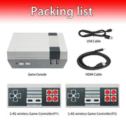 Retro 8-Bit TV-Spielekonsole – 3000 Games & kabellose 2,4-GHz-Controller | Mini Retro Gaming Console