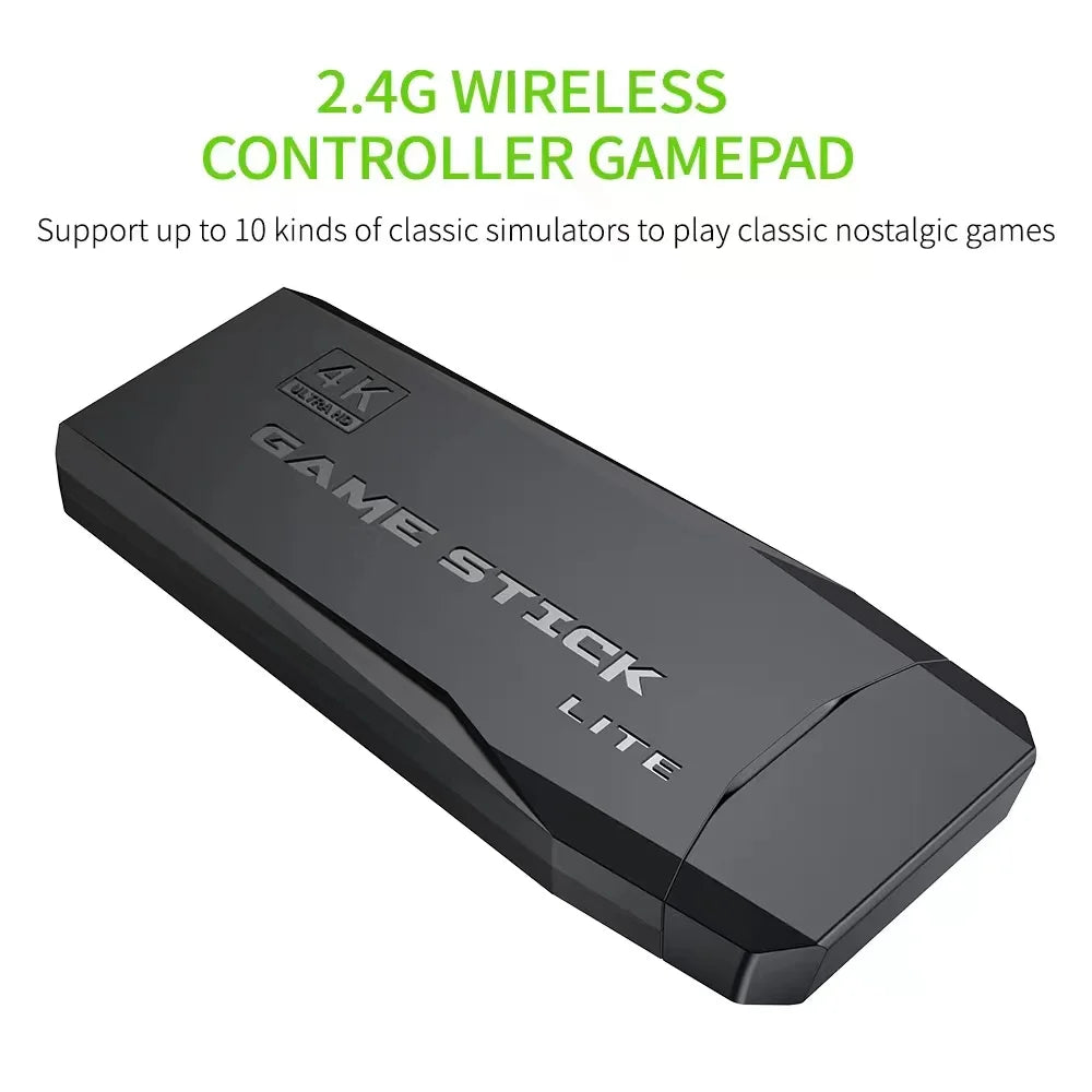 M8 Retro Game Stick – Wireless Gaming-Konsole mit kabellosen Controllern | HDMI