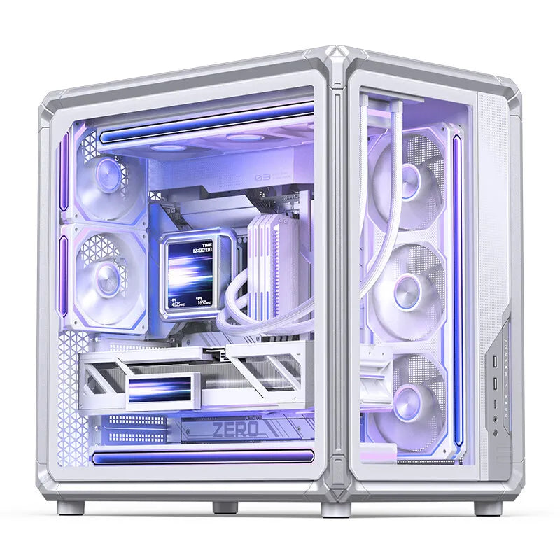 Gaming PC Full-Tower Gehäuse – Tempered Glass Seitenfenster, robustes Stahlgehäuse & USB 3.0 | ATX/ITX