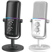 CMTECK XM600 RGB Gaming-Mikrofon – USB Kondensatormikrofon für Streaming, Podcast & Recording