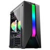 Hochwertiges RGB Gaming PC-Gehäuse – ATX | Tempered-Glass-Seitenpanel | USB 3.0