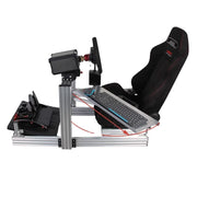 Sim Racing Cockpit aus 6063 Aluminium – Modulares T-Slot Racing Rig aus Aluminiumprofil | Stabiler Simulator-Rahmen für Lenkrad, Pedale & Racing-Sitz