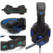Gaming-Headset mit RGB – Kabelgebundene Stereo-Kopfhörer mit Mikrofon & 40-mm-Treibern | 3,5-mm-Klinke für PC, PS4, PS5 & kompatible Xbox-Systeme