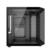 M-ATX Panorama Gaming PC-Gehäuse – 3-seitiges Glasdesign für Custom & RGB Builds