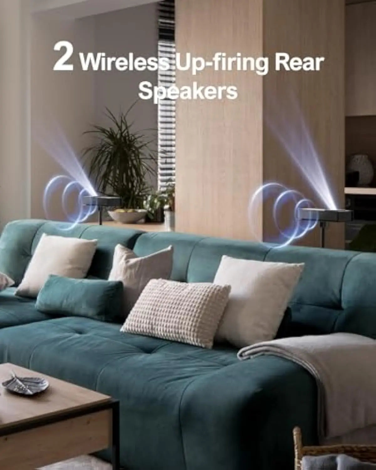 ULTIMEA Nova S90 7.1.4 Dolby Atmos Soundsystem – 740W Peak | 12 Treiber | Wireless Subwoofer & Surround Speaker