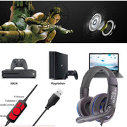 ELE-GATE Q6 USB Gaming Headset – Virtual 5.1 | Mikrofon | Lautstärkeregler