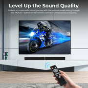 Cowin 80W 2.0 Soundbar – TV-Lautsprecher mit 4 Speakern, Bluetooth & HDMI | Optical/AUX, DSP & Fernbedienung für TV und Heimkino