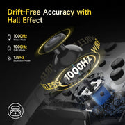 EasySMX X05 Pro Gaming Controller – Hall-Effekt-Joysticks | Dual-Stage Hall-Trigger | 2 programmierbare Tasten | PC Gamepad