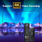 Topleo Android TV Stick – 4K Smart TV Streaming-Stick mit WLAN & IR-Fernbedienung