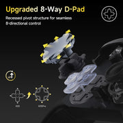 EasySMX X05 Pro Gaming Controller – Hall-Effekt-Joysticks | Dual-Stage Hall-Trigger | 2 programmierbare Tasten | PC Gamepad
