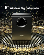 ULTIMEA Nova S90 7.1.4 Dolby Atmos Soundsystem – 740W Peak | 12 Treiber | Wireless Subwoofer & Surround Speaker
