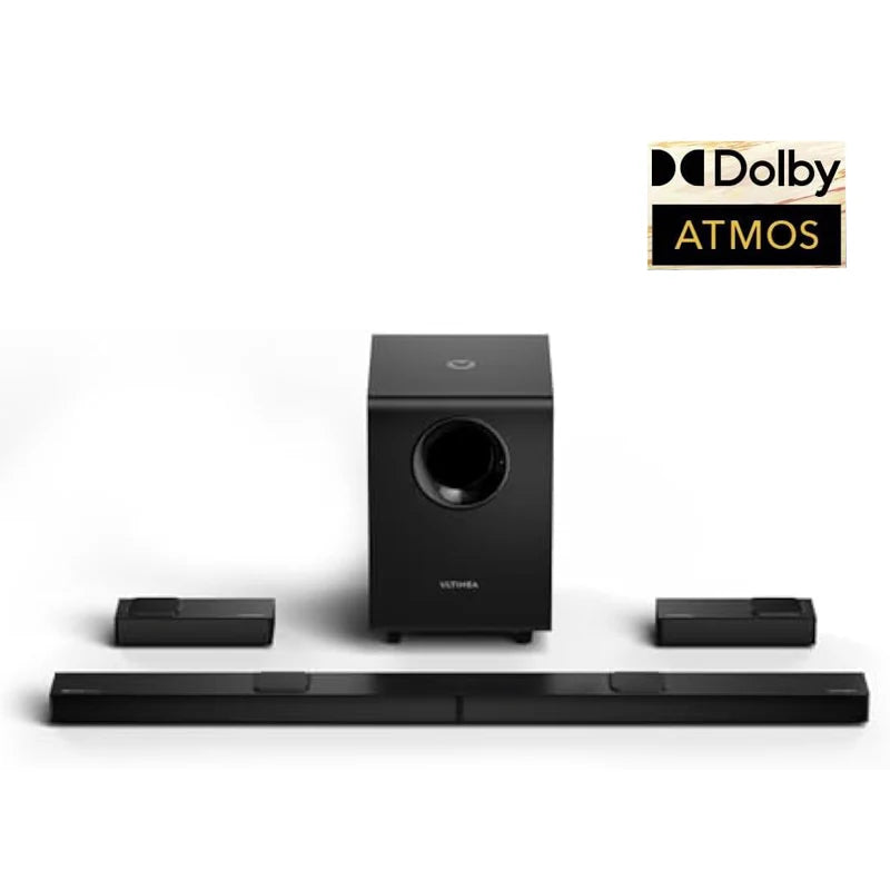 ULTIMEA Nova S90 7.1.4 Dolby Atmos Soundsystem – 740W Peak | 12 Treiber | Wireless Subwoofer & Surround Speaker
