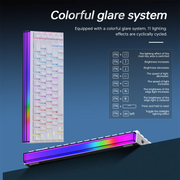 AJAZZ NK68 Mechanische Gaming Tastatur – 68 Tasten | RGB | Kabelgebunden | Englisches Layout