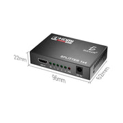 4K HDMI-Splitter 1×4 – 1 Eingang auf 4 Bildschirme | 4K@30Hz Signalverteiler für TV, Monitor, Beamer & Konsole
