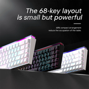 AJAZZ NK68 Mechanische Gaming Tastatur – 68 Tasten | RGB | Kabelgebunden | Englisches Layout