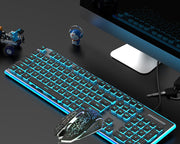 L1 Gaming Tastatur mit Beleuchtung – Leise & Wasserabweisend | Metallgehäuse | Mechanical Feel