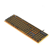 L1 Gaming Tastatur mit Beleuchtung – Leise & Wasserabweisend | Metallgehäuse | Mechanical Feel