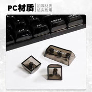 Transparente Ice Crystal Keycaps – Komplettes Tastenkappen-Set für mechanische Tastaturen | Kompatibel mit 61 / 87 / 98 / 104 Tasten