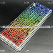 Transparente Ice Crystal Keycaps – Komplettes Tastenkappen-Set für mechanische Tastaturen | Kompatibel mit 61 / 87 / 98 / 104 Tasten