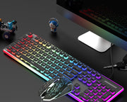 L1 Gaming Tastatur mit Beleuchtung – Leise & Wasserabweisend | Metallgehäuse | Mechanical Feel