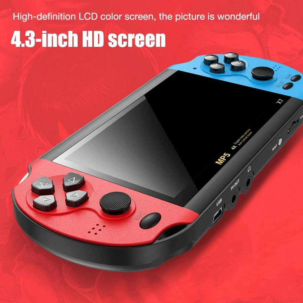 Retro Handheld Gaming-Konsole – Tragbare Mini Spielekonsole für klassische Arcade-Games & Gaming unterwegs