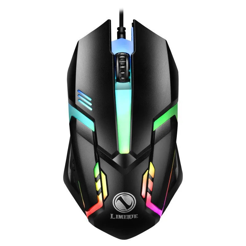 104-Tasten RGB Gaming-Tastatur – Kabelgebundene USB Membran-Tastatur mit mechanischem Tippgefühl & Multicolor-Beleuchtung | Englisches Layout für PC & Laptop