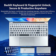 Fuchu Performance Laptop mit Windows 11 Pro | Intel Core i9-9900 | 15,6"Zoll | 16 GB RAM | 1 TB SSD | Gaming, Office & Studium