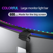Monitor Light Bar – LED Bildschirmleuchte mit stufenloser Dimmung & einstellbarer Farbtemperatur | Optional mit RGB, Musik-Sync & Timer für Gaming, TV und Arbeitsplatz