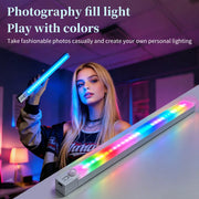 Wireless RGB LED Light Bar mit Bewegungsmelder – Kabellose Magnetleuchte mit 5 Lichtmodi, Akku & USB-C | Für Gaming, Schrank & Ambiente