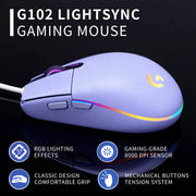 Logitech Gaming Maus HERO Sensor RGB für Gamer
