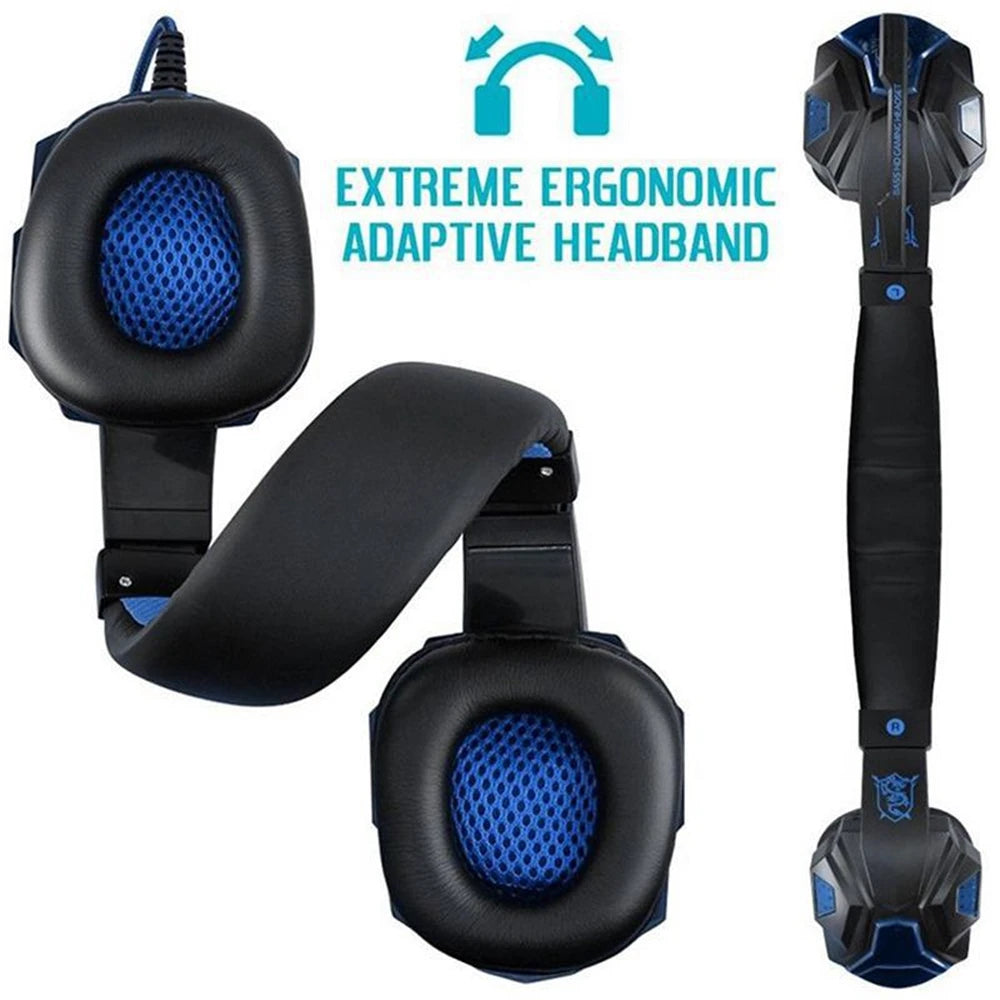 Stereo Gaming-Headset – Kabelgebundene Kopfhörer mit 40-mm-Treibern & verstellbarem Mikrofon | 3,5-mm-Klinke für PC, PS4, PS5, Xbox & Smartphone