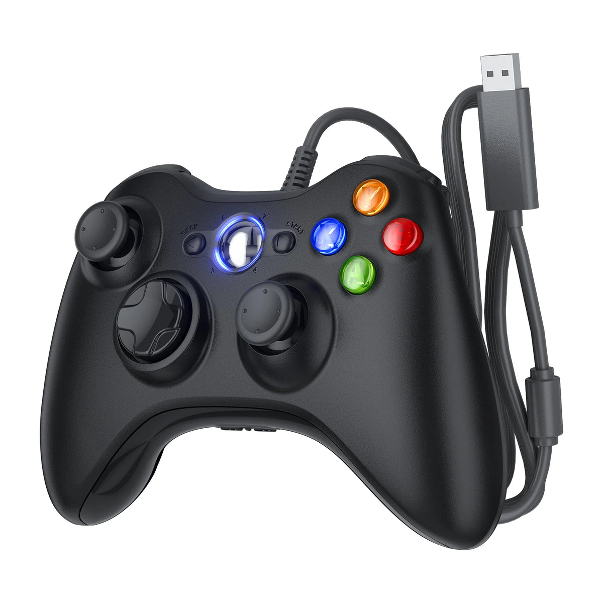 GAMROMBO Gaming Controller – Ergonomisches Gamepad für Xbox 360, Xbox 360 Slim & PC | Kabelgebunden oder Wireless
