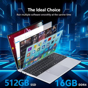 Fuchu 15,6"Zoll Performance Laptop – Intel Core i9-10980HK | Windows 11 | Beleuchtete Tastatur | Fingerabdrucksensor | Office, Studium & Gaming