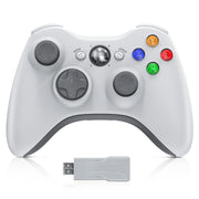 Wireless Gaming Controller 2,4 GHz – Kabelloses Gamepad für Xbox 360, Xbox 360 Slim & PC | Dual-Vibration, präzise Trigger & USB-Empfänger