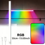 RGB Ambient Light Bar mit Akku – Dynamische Rainbow LED-Leuchte mit Farbverlauf & Running-Light-Effekt | Gaming-Beleuchtung für Schreibtisch, Wohnzimmer & Schlafzimmer