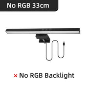 DBF Curved Monitor Light Bar mit RGB-Backlight – LED Bildschirmleuchte für gebogene Monitore | Stufenlos dimmbar & Farbtemperatur einstellbar | Touch-Steuerung für Gaming, TV & Arbeitsplatz