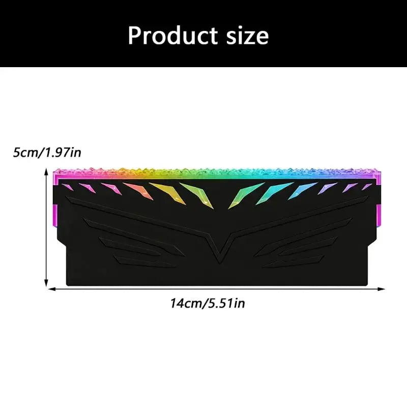 31BA ARGB RAM-Kühler – Metall Heatspreader für DDR2/DDR3/DDR4/DDR5 | Effiziente Kühlung & RGB-Beleuchtung für Gaming-PCs