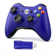 Wireless Gaming Controller 2,4 GHz – Kabelloses Gamepad für Xbox 360, Xbox 360 Slim & PC | Dual-Vibration, präzise Trigger & USB-Empfänger