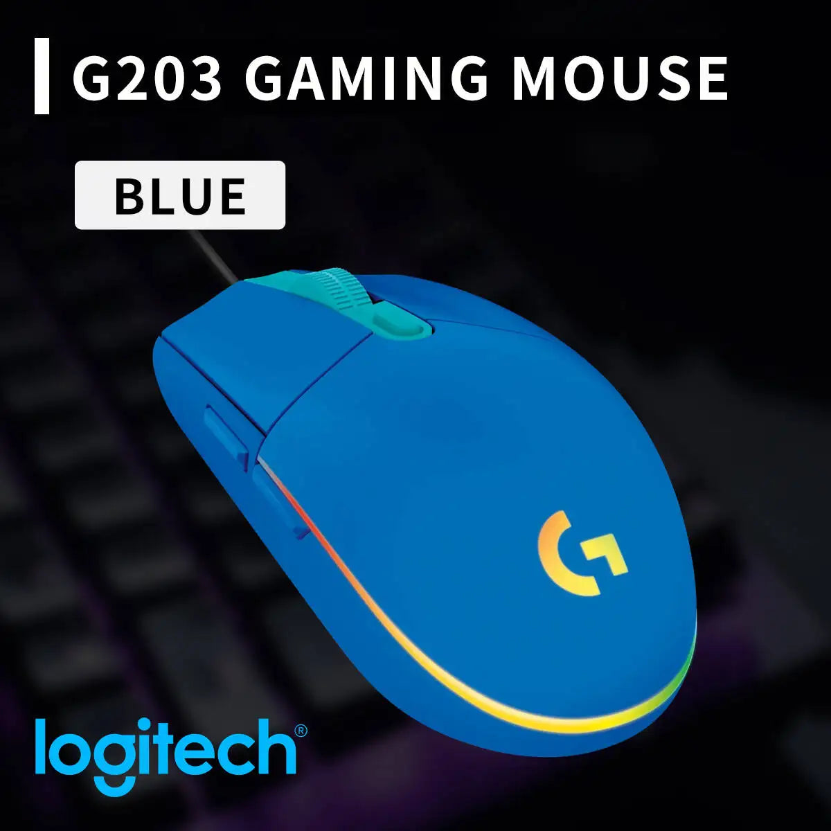 Logitech Gaming Maus HERO Sensor RGB für Gamer