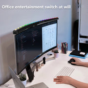 Monitor Light Bar – LED Bildschirmleuchte mit stufenloser Dimmung & einstellbarer Farbtemperatur | Optional mit RGB, Musik-Sync & Timer für Gaming, TV und Arbeitsplatz