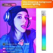 RGB Ambient Light Bar mit Akku – Dynamische Rainbow LED-Leuchte mit Farbverlauf & Running-Light-Effekt | Gaming-Beleuchtung für Schreibtisch, Wohnzimmer & Schlafzimmer